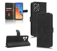 Redmi 12 4G PU Leather Flip Folio Case with Card Slot & Built-in Magnet Wallet Cover
