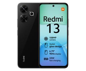 Redmi 13 (4G) 128Go, Noir, Débloqué