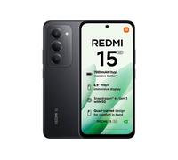 Redmi 15 5G - 5G smartphone - double SIM - RAM 4 Go / Mémoire interne 128 Go - microSD slot - 6.9" - 2340 x 1080 pixels (144 Hz) - 2x caméras arrière