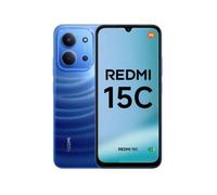 Xiaomi Redmi 15C - Smartphone da 4 + 128GB, Luz de LUN Azzurra, Schermo da 6.9" 120Hz, MediaTek Helio G81-Ultr, Fotocamera da 50MP, 6000mAh, Ne Comprend Pas la Batterie chargée