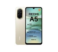 Xiaomi Redmi A5 17,5 cm (6.88") Double SIM Android 15 4G USB Type-C 3 Go 64 Go 5200 mAh Or, Sable