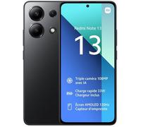 Xiaomi Redmi Note 13 16,9 cm (6.67") Double SIM hybride Android 13 4G USB Type-C 8 Go 256 Go 5000 mAh Noir
