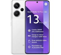 Xiaomi Redmi Note 13 Pro+ 16,9 cm (6.67") Double SIM 5G USB Type-C 8 Go 256 Go 5000 mAh Blanc