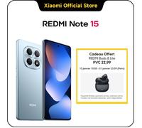 REDMI Note 15 Bleu 8 GO + 256 GO Batterie longue autonomie de 6 000mAh