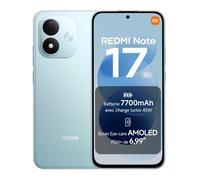 REDMI Note 17 5G - Smartphone - 6+256 Go - Batterie 7700 mAh - Bleu