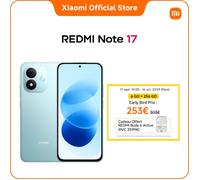 REDMI Note 17 - Smartphone - 6+256 Go - Batterie 7700 mAh - Bleu