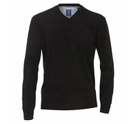 REDMOND Casual Messieurs Pull-over 600 100 % coton noir XL