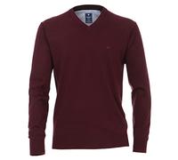 REDMOND Casual Messieurs Pull-over 600 100 % coton prune XL