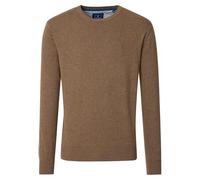 Redmond Pull Coton chiné, col Rond Grande Taille Homme Grande Taille Homme Camel