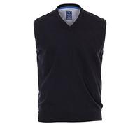 Redmond Pull uni pour homme - 100 % coton - Bleu - X-large