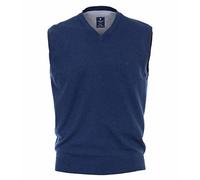 Redmond Pull uni pour homme - 100 % coton - Bleu - XX-Large
