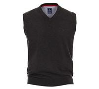 Redmond Pull uni pour homme - 100 % coton - Gris - Medium