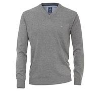 Redmond Pullover Coton col V Grande Taille Homme Grande Taille Homme Gris Clair