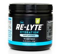 REDMOND Re-Lyte HYDRATION Drink Mix UnFLAVORED LARGE, boîte de 375 g - Poudre d'électrolytes, sans sucre, avec véritable sel Redmond et plus de 60 minéraux et oligo-éléments importants