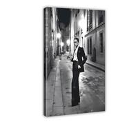 RedMush Helmut Newton Poster sur toile (12) - Décoration de chambre à coucher, paysage sportif, bureau, chambre, cadeau - 20 x 30 cm