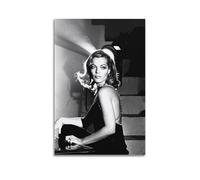 RedMush Poster de l'acteur Romy Schneider (1) sur toile - Décoration pour chambre à coucher, bureau, chambre - Cadeau sans cadre - 40 x 60 cm