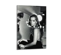 RedMush Poster de l'acteur Romy Schneider (30) sur toile - Décoration de chambre à coucher, paysage sportif, bureau, chambre, cadeau - 30 x 45 cm