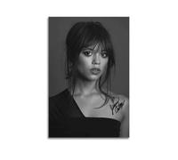 RedMush Poster de l'actrice Jenna Ortega (19) sur toile - Décoration murale pour salon, chambre à coucher - Style sans cadre - 20 x 30 cm