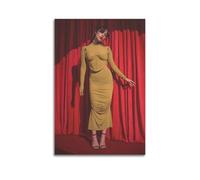 RedMush Poster de l'actrice Jenna Ortega (35) sur toile - Décoration de chambre à coucher, de bureau, de chambre - Cadeau - Sans cadre - 30 x 45 cm