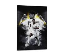 RedMush Poster étoile du football Jude Bellingham (20) sur toile pour décoration murale de salon, chambre à coucher, style cadre, 20 x 30 cm