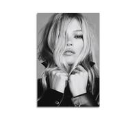 RedMush Poster modèle Kate Moss (3) sur toile - Décoration pour chambre à coucher, bureau, chambre - Cadeau sans cadre - 40 x 60 cm