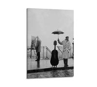RedMush Poster vintage noir et blanc avec photographie de Robert Doisneau (31) - Poster sur toile - Décoration de chambre à coucher, bureau, chambre à coucher, bureau, cadeau - 30 x 45 cm