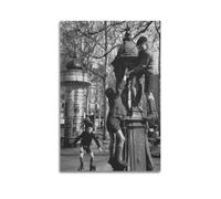 RedMush Poster vintage noir et blanc Robert Doisneau (21) sur toile - Décoration murale pour salon, chambre à coucher - Style sans cadre - 30 x 45 cm