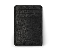 REDOLZ Article de collection Leather Essentials 2, noir all black, Kartenetui (mit Geldklammer), Classique