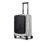 REDOLZ Article essentiel 17, gris clair, S (Laptopfach Schwarz), Valise de cabine rigide