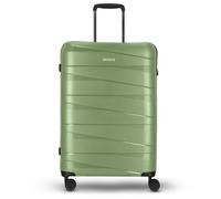 REDOLZ Article standard Essentials 10 + BC, Vert métallisé, Koffer M (67 cm), Valise rigide avec roulettes pivotantes