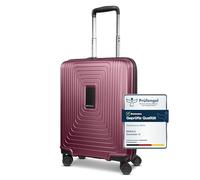 REDOLZ Article standard Essentials 14, aubergine métallisée, Kabinen Trolley (55 cm), Valise rigide avec roulettes pivotantes
