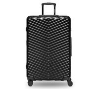 REDOLZ Article standard Essentials 18, Noir métallisé brillant, Koffer L (76 cm), Valise rigide L avec roulettes pivotantes