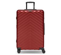 REDOLZ Article standard Essentials 18, Rouge métallisé brillant, Koffer L (76 cm), Valise rigide L avec roulettes pivotantes