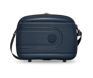 REDOLZ Beauty Case Rigide 34 cm Valise cosmétique Bagage à Main avec bandoulière Fixation Trolley Extensible Essentials 11+