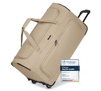 REDOLZ Duffle Essentials Wheeled Duffle L Beige