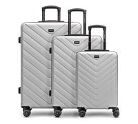 Redolz Essentials 07 3-SET 4 roues Set de valises 3 pièces gris