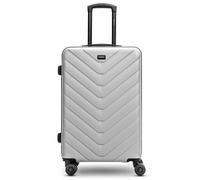 Valise Redolz Essentials 07 MEDIUM 4 roulettes 67 cm - Gris - Cadenas TSA - Femme - Soute - silver-colored