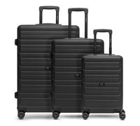 Redolz Essentials 08 3-SET 4 roues Set de valises 3 pièces noir