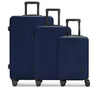 Redolz Essentials 09 3-SET 4 roulettes Set de valises 3 pièces bleu