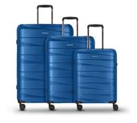 Redolz Essentials 10 3-SET 4 roues Set de valises 3 pièces bleu
