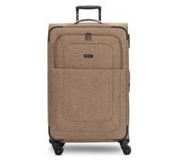 Redolz Essentials 12 LARGE 4 roues Valise cabine 79 cm avec soufflet d'extension brun