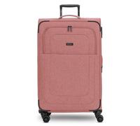 Redolz Essentials 12 LARGE 4 roues Valise cabine 79 cm avec soufflet d'extension rose