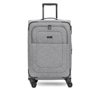 Redolz Essentials 12 MEDIUM - Valise cabine à 4 roues de 67 cm avec soufflet d'extension gris