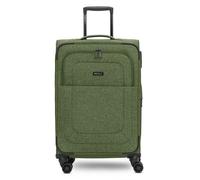 Redolz Essentials 12 MEDIUM - Valise cabine à 4 roues de 67 cm avec soufflet d'extension vert