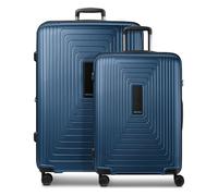 Redolz Essentials 14 4 roues Set de valises 2 pièces avec soufflet d'extension bleu