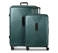 Redolz Essentials 14 4 roues Set de valises 2 pièces avec soufflet d'extension vert