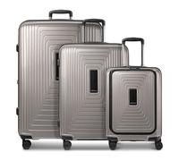 Redolz Essentials 14 4 roues Set de valises 3 pièces avec soufflet d'extension gris