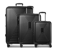 Redolz Essentials 14 4 roues Set de valises 3 pièces avec soufflet d'extension noir
