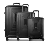 Redolz Essentials 14 4 roues Set de valises 3 pièces avec soufflet d'extension noir