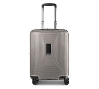 Redolz Essentials 14 - Valise cabine à 4 roues, 55 cm, modèle slim gris